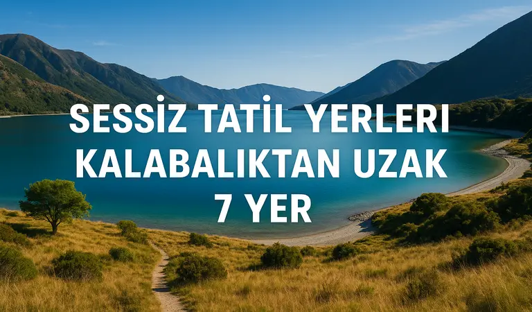 Sessiz Tatil Yerleri Kalabalıktan Uzak 7 Yer