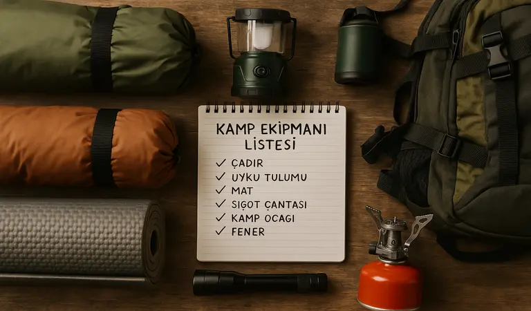 Kamp Ekipmanı Listesi