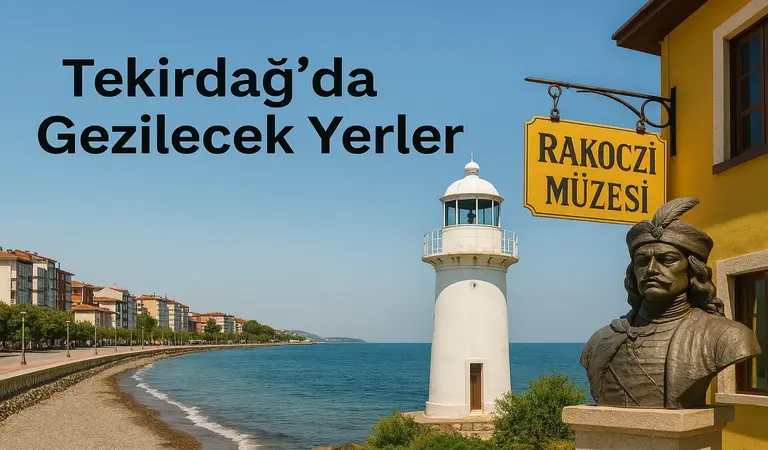 Tekirdağ da Gezilecek Yerler