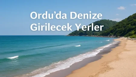 Ordu da Denize Girilecek Yerler